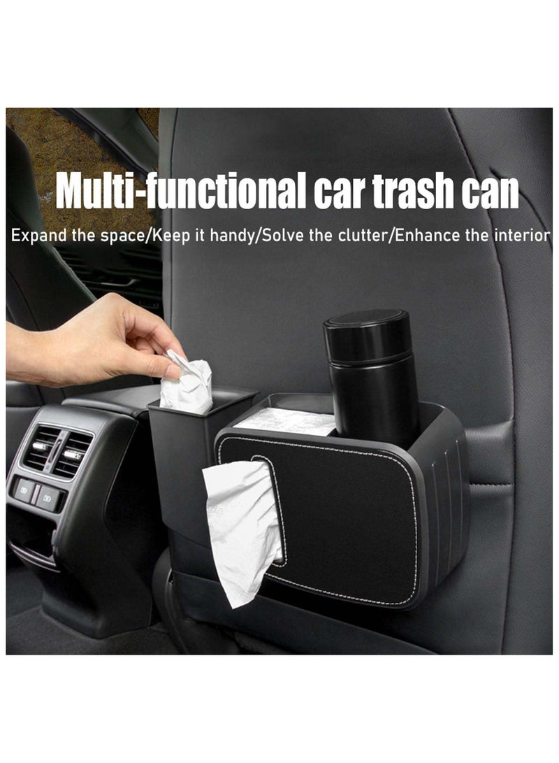 DOUGEI Front Seat and Rear Tissue Box, Umbrella Storage Bag Storage Box, Easy to Install Automotive Accessories Interior for Any Car Back Seat(Black) - Image 4