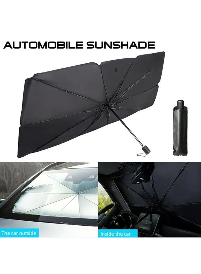 Foldable Car Windshield Sunshade Umbrella - Image 4
