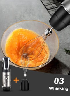 Hoffmans 5 IN 1 Hand Blender,20 Speed Electric Handheld Blender with Chopper,Whisk,Mixing Cup,1000W,HM-8028  - Image 4