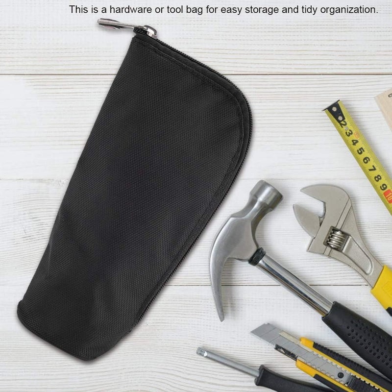 klarako Electrician Roll Up Hardware Tool Bag, Pocket Hand Tool Organizer, Garden Hardware Construction Toolbox Roll Up Bag Organizer, Equipped with Small Pockets and Elastic Bands - Image 3