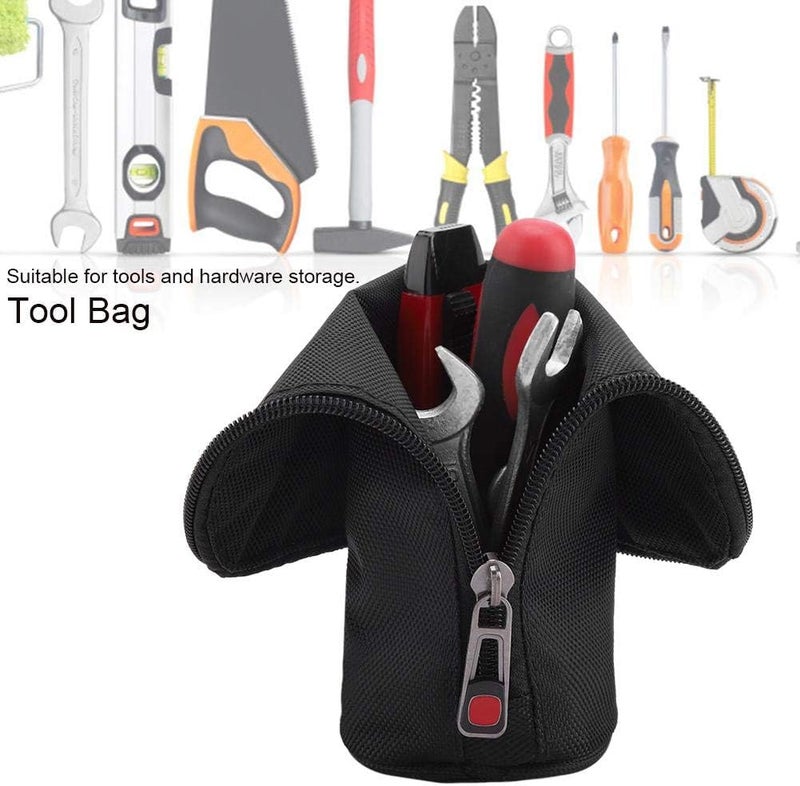 klarako Electrician Roll Up Hardware Tool Bag, Pocket Hand Tool Organizer, Garden Hardware Construction Toolbox Roll Up Bag Organizer, Equipped with Small Pockets and Elastic Bands - Image 4