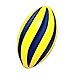 LMC Products Spiral Foam Football 9 Inch Small Soft Foam Footballs for Kids Adult Toddler Football Youth Ball Yellow Blue - Image 3