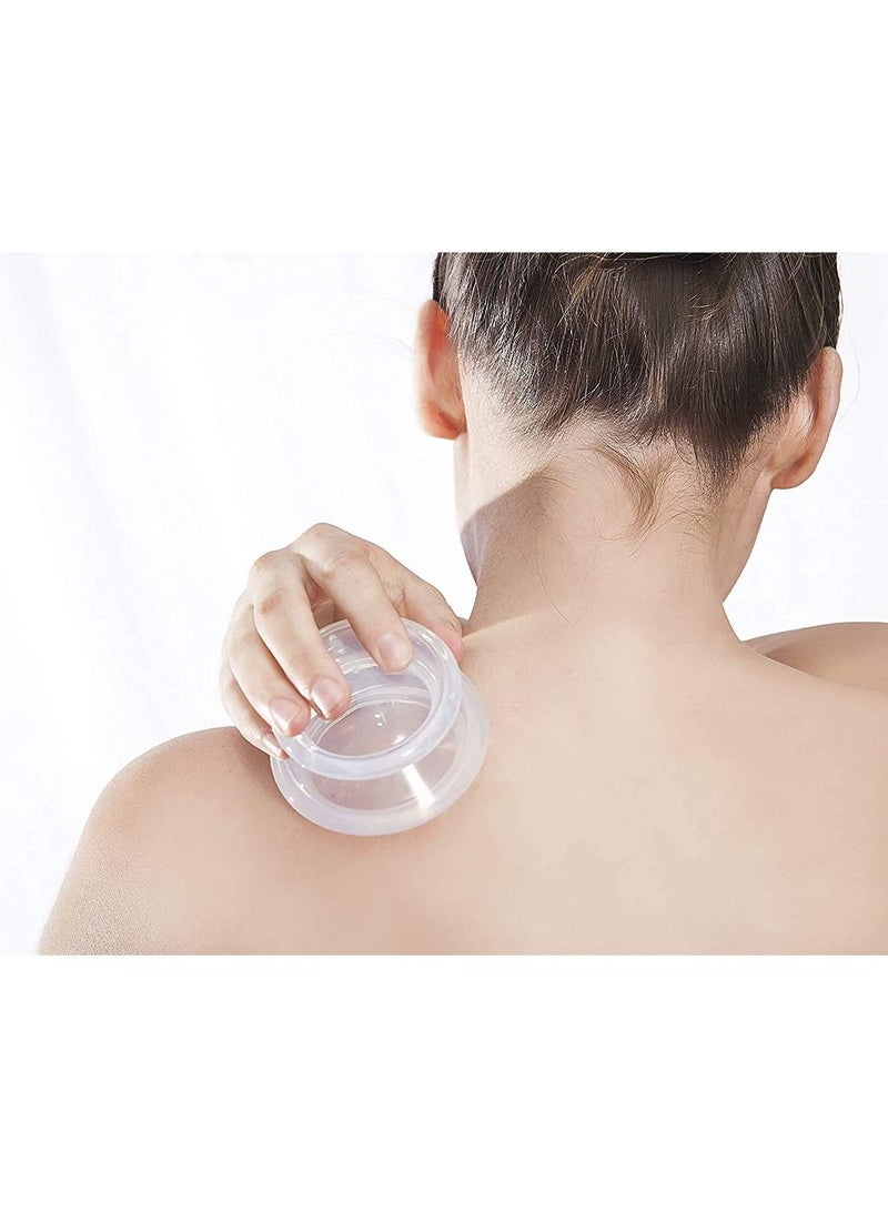 4Pcs Moisture Absorber Anti Cellulite Vacuum Cupping Cup Silicone Family Facial Body Massage Therapy - Image 3