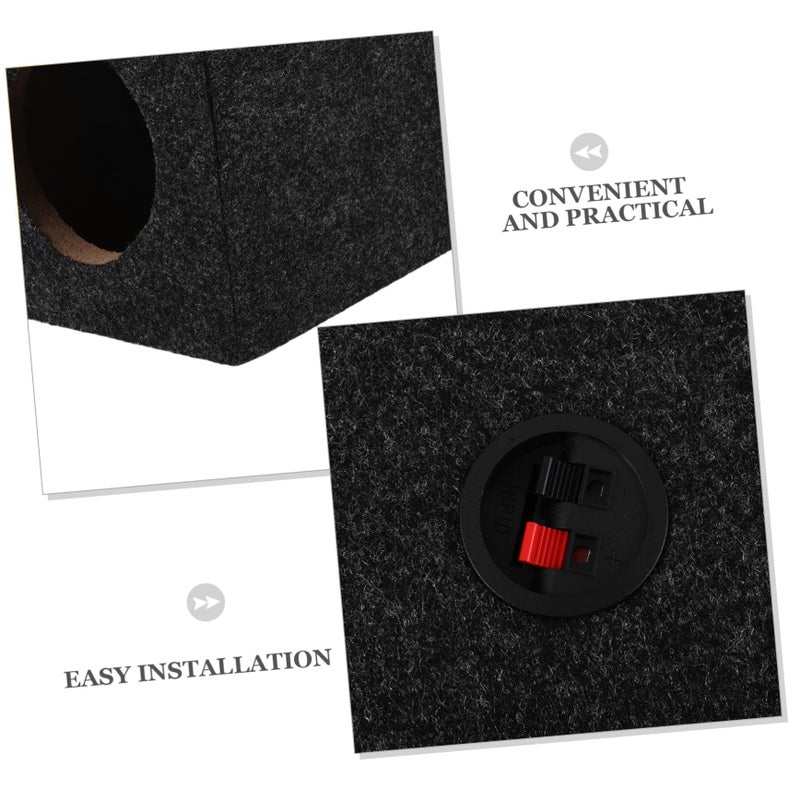 Wooden Square Subwoofer Box Cabinet Easy Install Speaker Enclosure for Home Vehicle Truck Audio Systems - Image 4