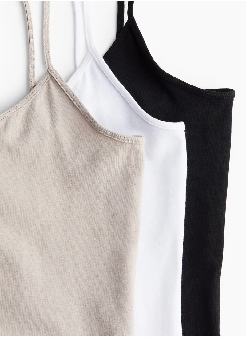 H&M 3-pack strappy tops