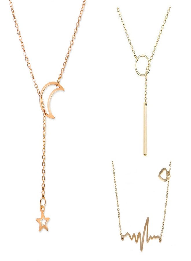 Pinapes Trending Multilayer Chain Charm Pendants Layered Necklace for Women and Girls - Image 1