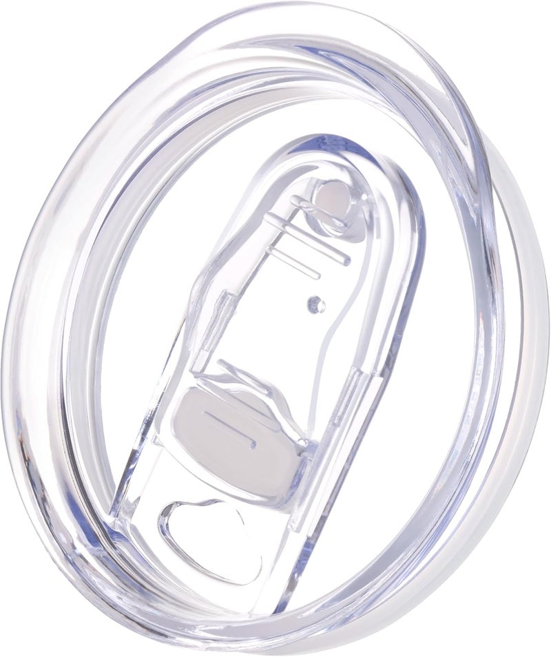 Soledea Wine Tumbler Lids, 12 oz Spill Proof 2.9 inch Diameter Lids for Wine Mugs Only - Image 1