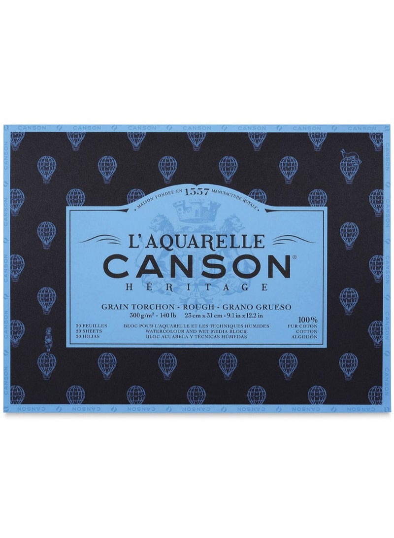 CANSON Canson Heritage Cotton100%Rough BL-31*23cm-300g-20paper