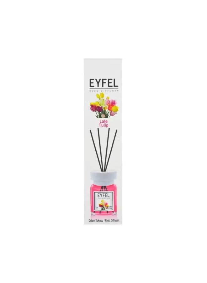 آيفيل موزّع عطر عيدان بالتيوليب من EYFEL، 120 مل | عطر منزلي فاخر برائحة منعشة وزهور | رائحة تدوم طويلًا للمنزل والمكتب - Image 3