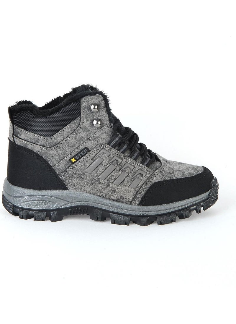 X-Step X6 Smoke Thermal Fur Winter Men's Boots  - Image 1