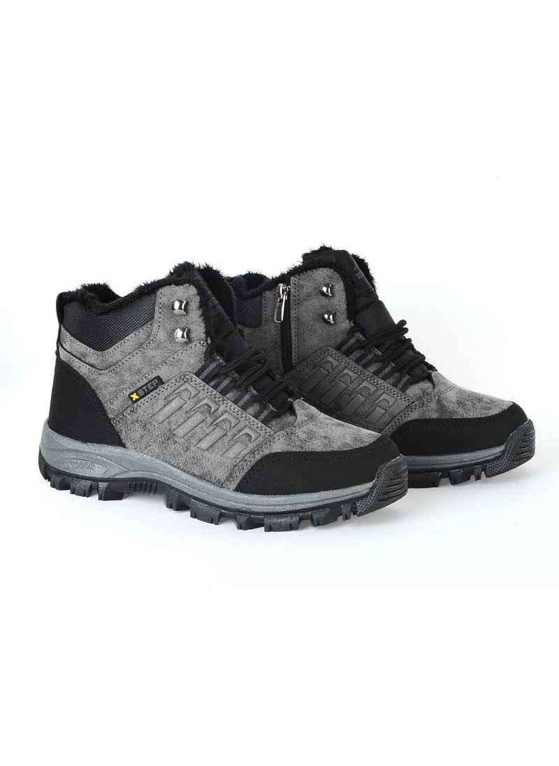 X-Step X6 Smoke Thermal Fur Winter Men's Boots  - Image 2