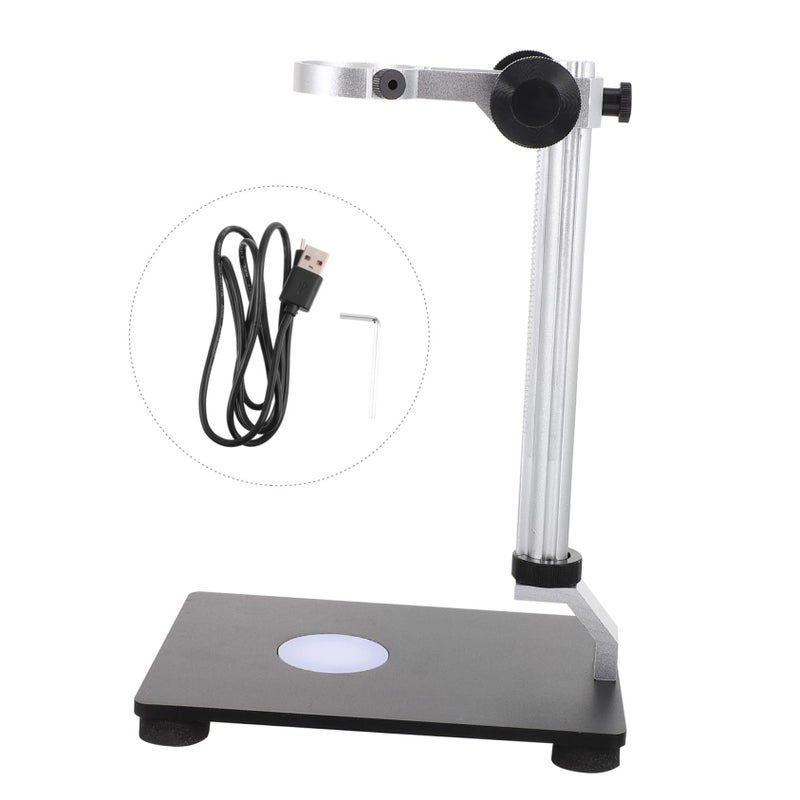 Professional Microscope Lifting Stand Black Industrial Camera Holder Base Easy Install Adjustable Portable - Image 5