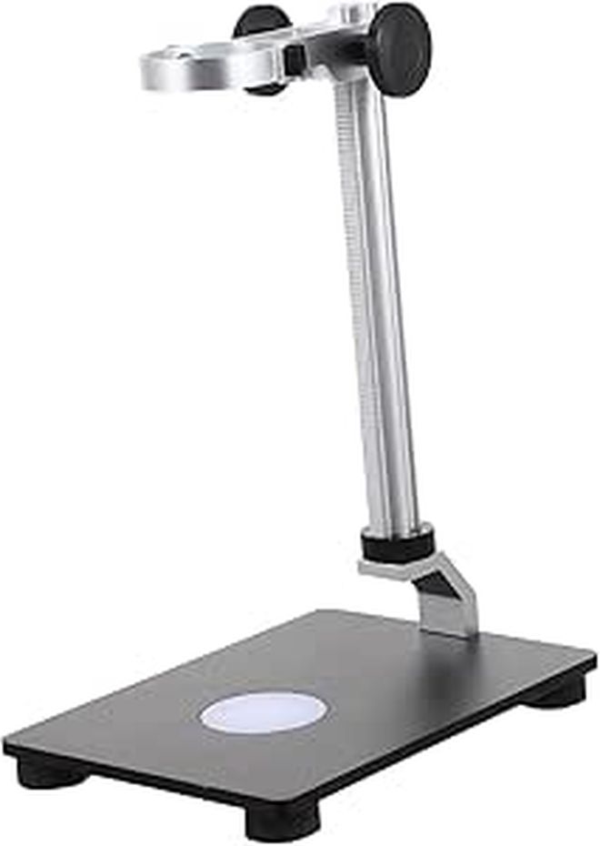 Professional Microscope Lifting Stand Black Industrial Camera Holder Base Easy Install Adjustable Portable - Image 1