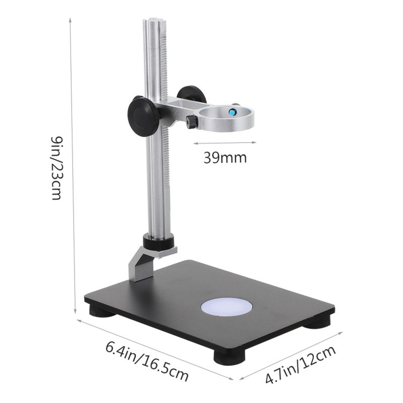 Professional Microscope Lifting Stand Black Industrial Camera Holder Base Easy Install Adjustable Portable - Image 3