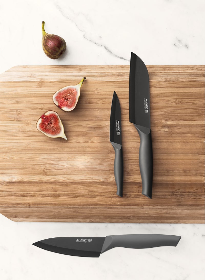 BergHOFF- Grey chef's knife coated 13 cm- non-stick coating blade- ergonomic soft-grip handle- Product of Belgium - Image 2