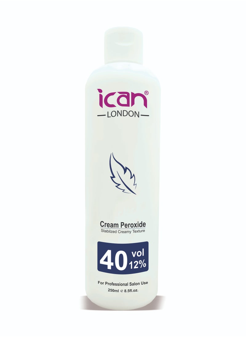 iCan London Cream Peroxide Texture 40 vol 12% 250 ml  - Image 1