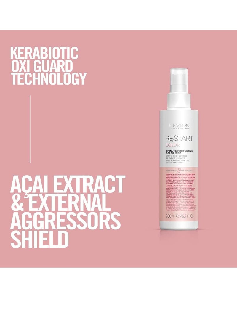 ريفلون بخاخ الشعر ريستارت 1 مينت لحماية اللون 200 مل - Image 2