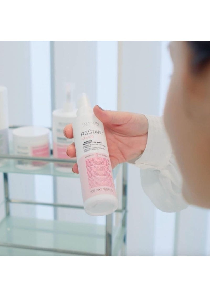 ريفلون بخاخ الشعر ريستارت 1 مينت لحماية اللون 200 مل - Image 3