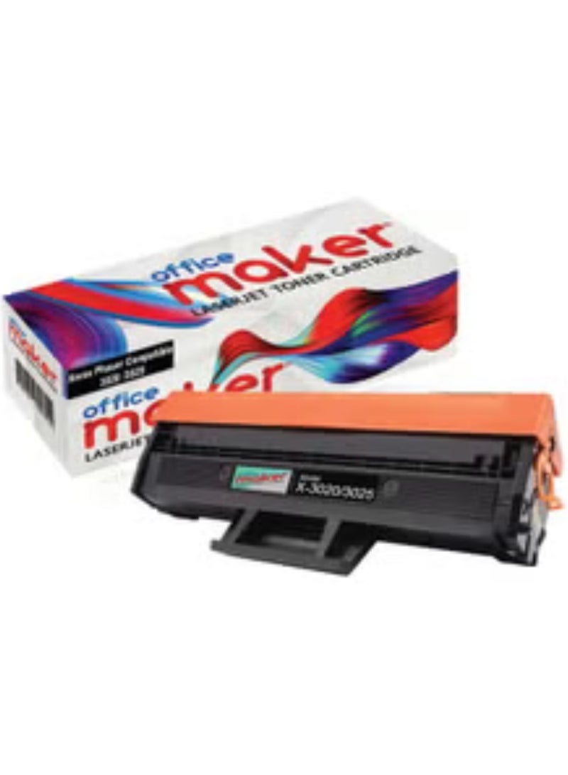 Office Maker Laserjet Toner Cartridge For Xerox 3020 3025 Printer Black - Image 1
