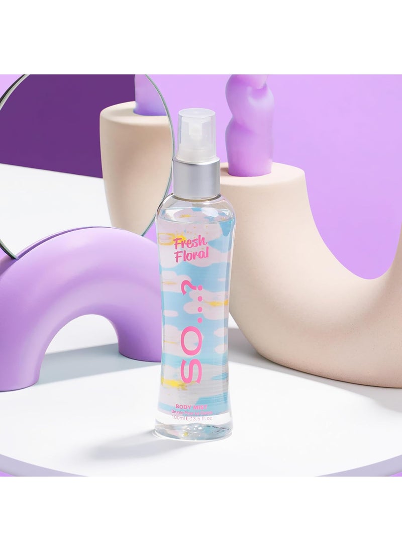 So..? Fresh Floral Body Mist by So  Perfume for Women  Ideal Gifts for Women  Body Spray with Citrus Green Notes and Freesia  35 oz  - Image 5