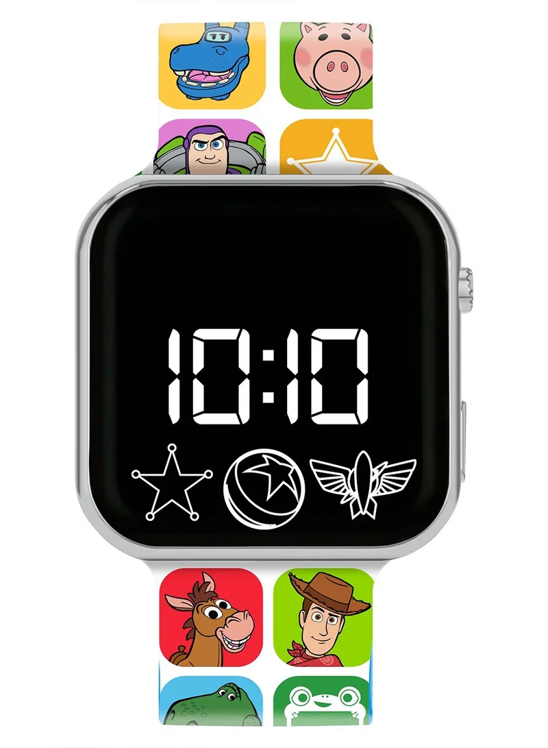 Disney Toy Story 5 LED Display Watch with Silicone Character Strap for Kids - TSF4001