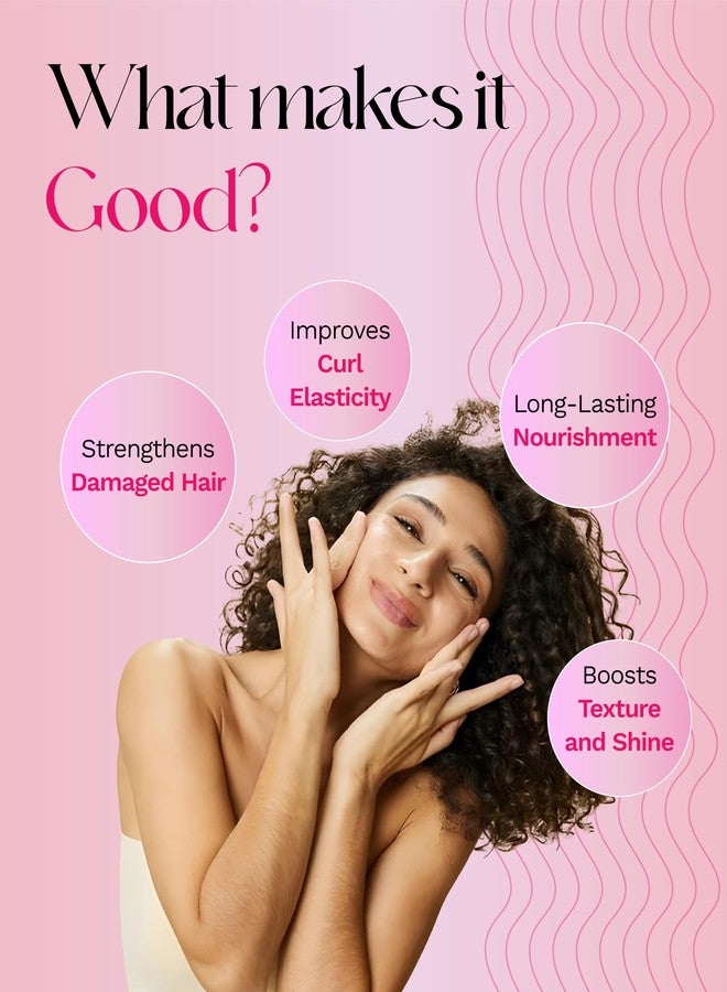 شوجر بو قناع الشعر SugarBoo Curls لتجديد وتقوية الشعر المجعد والمموج | علاج ترطيب عميق | نباتي وخالٍ من الكبريتات | 300 مل - Image 5
