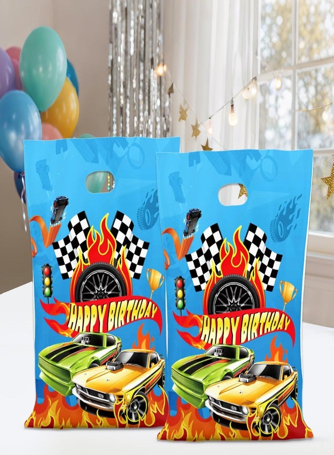 Senliart 30Pcs Car Birthday Party Candy Bag Favor Decorations Hot Theme Goodie Bag Supplies Car Wheels Gift Bags Party Decorations - Image 3