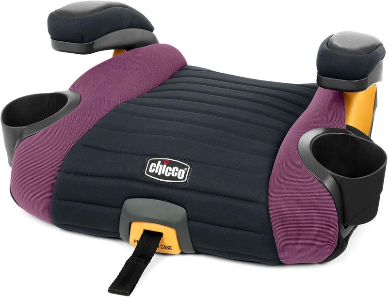 Chicco GoFit Plus Backless Booster Car Seat with Quick-Release Latch, Travel Booster Seat for Car, Portable Car Booster Seat for Children 40-110 lbs. Vivaci/Pink - Image 1