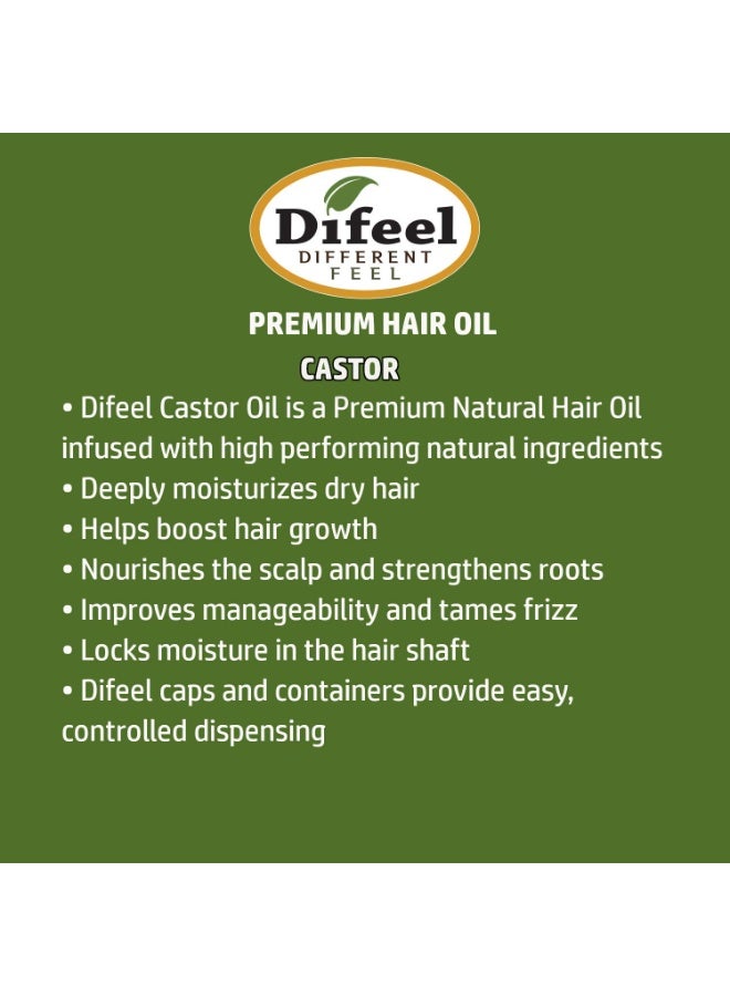 difeel Difeel Premium 99% Natural Castor Hair Oil 7.1 Ounce - Natural Castor Oil for Hair Growth - Image 3