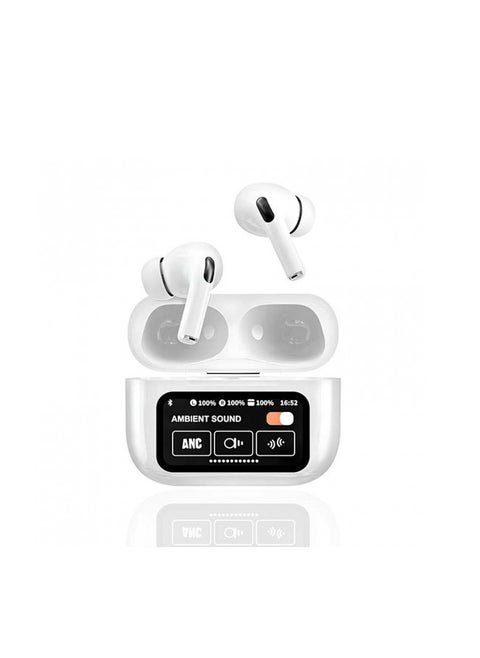 Wisme WT5 True Wireless Earbuds with Bluetooth 5.0 Touch Controls Noise Isolation In Ear Design Fast Charging Long Battery Backup Compact Charging Case Lightweight Sweat Resistant Compatible with Android & iOS Devices White