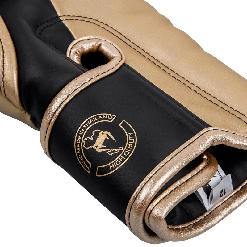Venum Elite Boxing Gloves - Black/Gold - Image 5