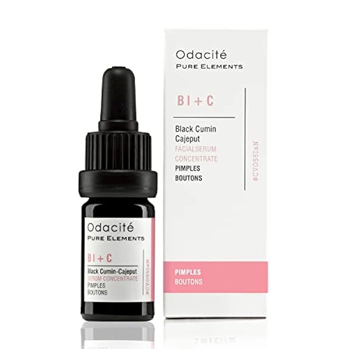 Odacite Odacité Acne Serum Concentrate for Face, Pore Cleanser Facial Oil for Pimples with Black Cumin + Cajeput - Purifying Facial Serum with Vitamin A & Natural Ingredients - 0.17 Fl. Oz - Image 1