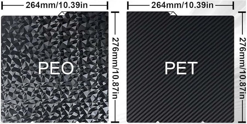 Anycubic Kobra S1 Combo Build Plate 264x276mm Double Side PEO Pet PEF Color 3D Printer Part - Image 3