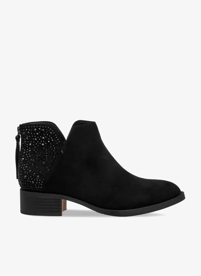 سيليست Women Block Heel Ankle Boots Ramadan Collections