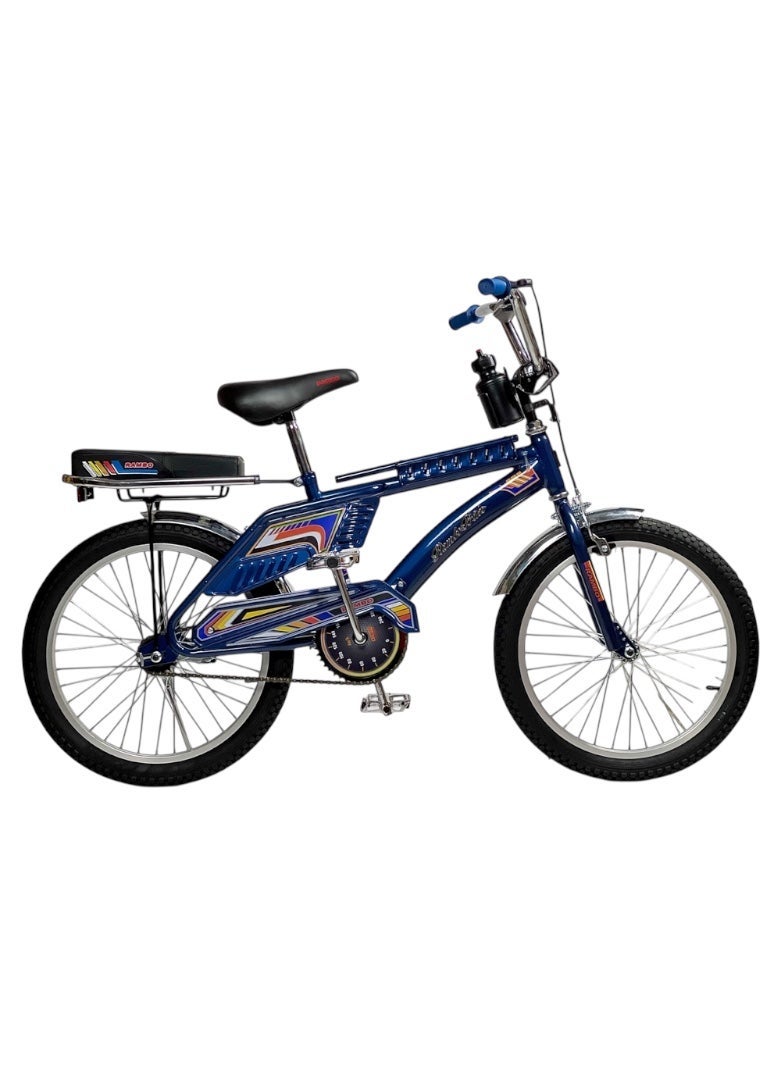 Rambo Freestyle Kids Bike with 2 Seats, 20-Inch Size Rambo Bicycle indonesian Design with Adjustable Seat, Children Bicycle with Air Filled Wheels, Hand and Rear Brakes, For Ages 8+