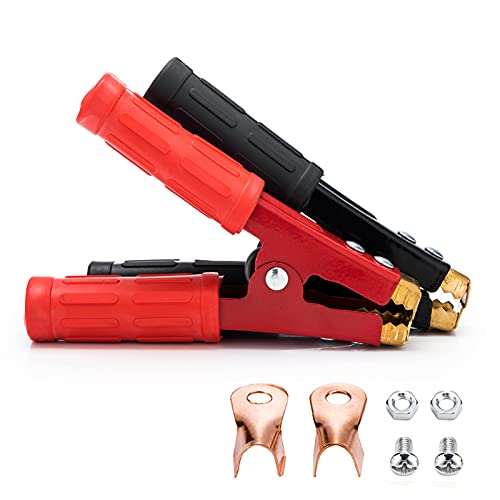 HerMia 800A Heavy Duty Pure Copper Jumper Cables Boost Clamp Car Battery Charger Clamps (2 PCS) - Image 2