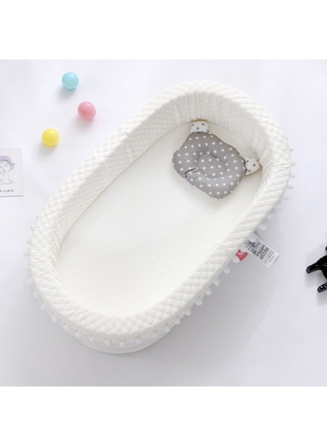 MIXDE Portable Detachable Baby Nest Bed - Pressure-Relief Infant Crib - Image 1