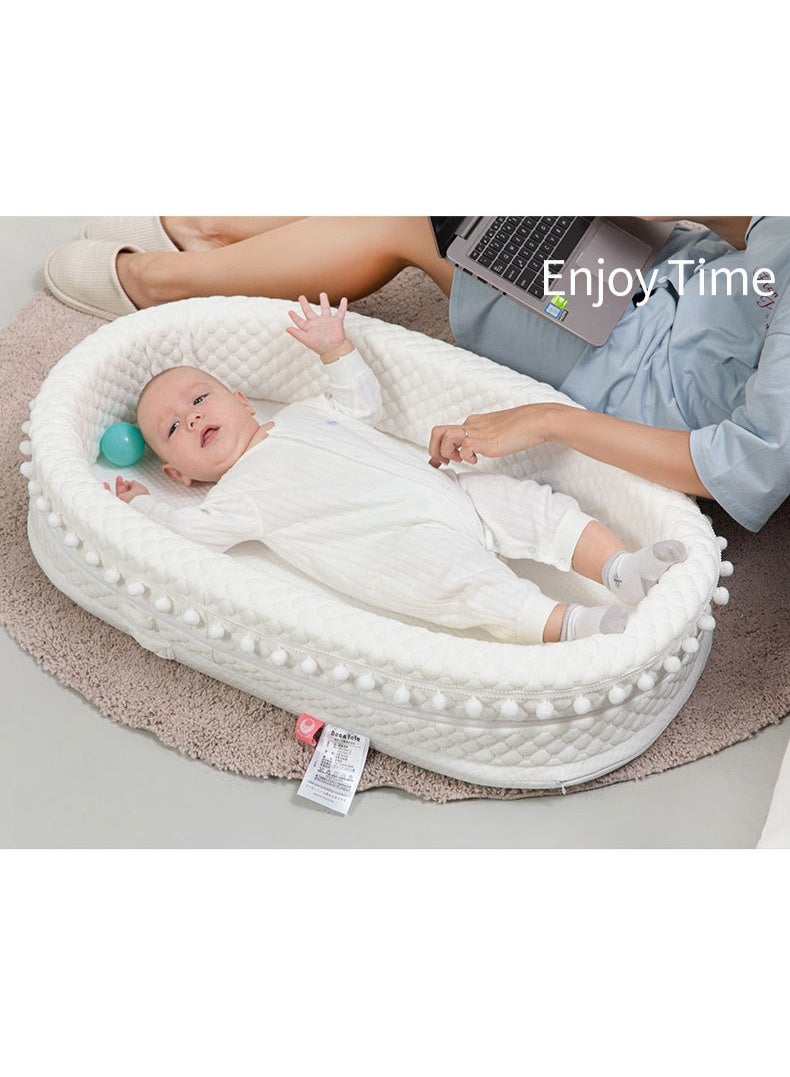 MIXDE Portable Detachable Baby Nest Bed - Pressure-Relief Infant Crib - Image 4