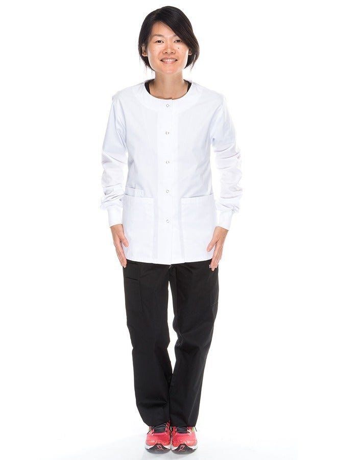 Meridian Classic Fit Warm-Up Jacket - Elevate Your Professional Image with Ease - Image 2