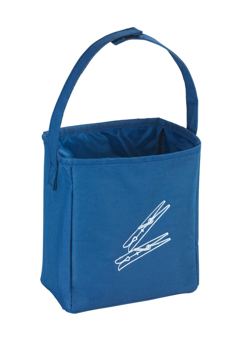 WENKO 63020100 Clothes peg bag Polyester 17 x 19 x 10 cm Blue