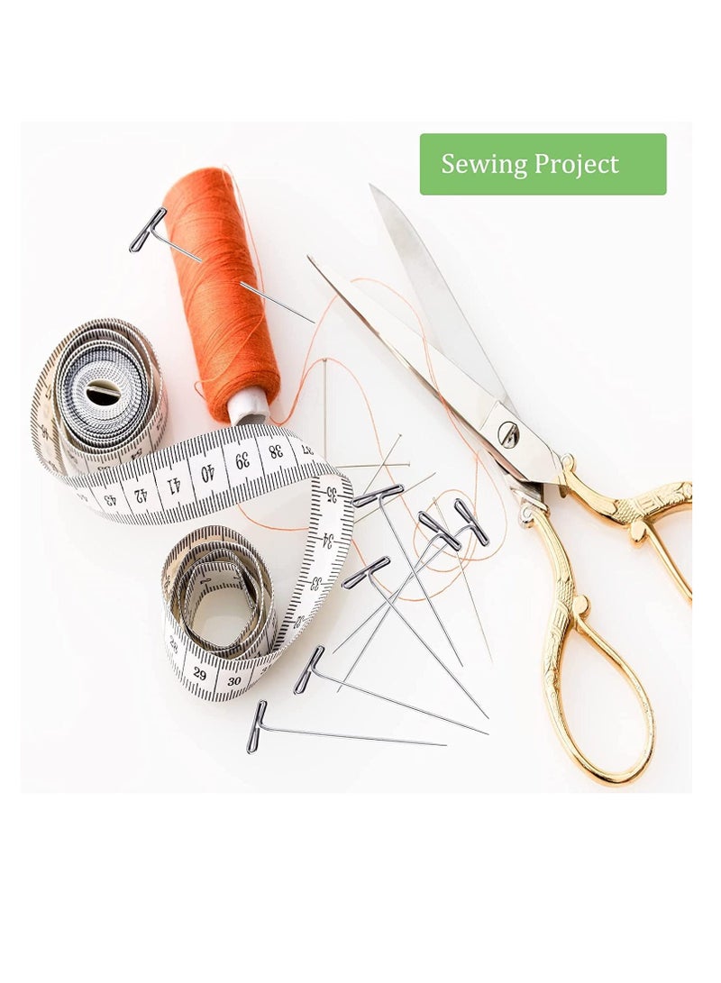 بريميفي 450 قطعة من دبابيس T من الفولاذ القوي مقاس 1 بوصة لمنع نماذج الحياكة والحرف اليدوية - Image 4