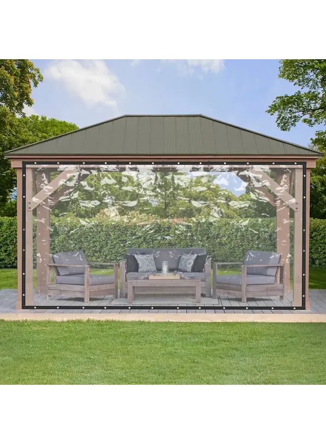 200x500cm Heavy Duty Waterproof Tarp with Grommets for Outdoor Garden Camping Cover - Image 3