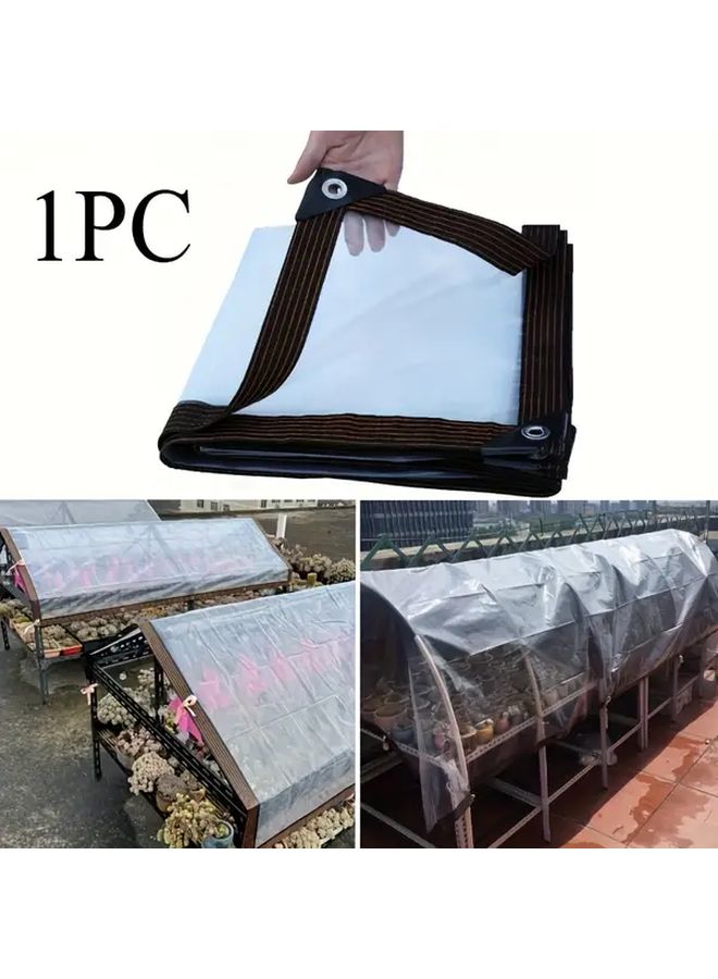 200x500cm Heavy Duty Waterproof Tarp with Grommets for Outdoor Garden Camping Cover - Image 1