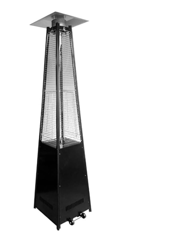 UWY Outdoor Patio Gas Heater Independent Pyramid Terrace Heater 13KW Standing Liquefied Gas Heater for Outdoor Restaurants, Bars, Villa Courtyards - Image 2