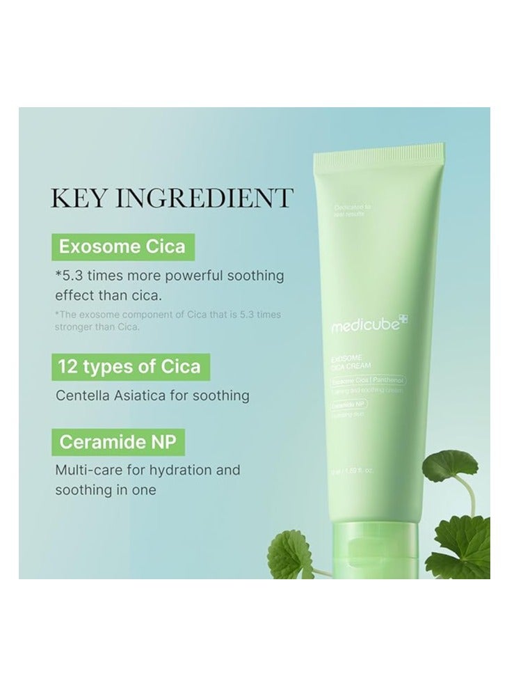 medicube Exosome Cica Tea Tree Cream for Sensitive Skin - Image 2