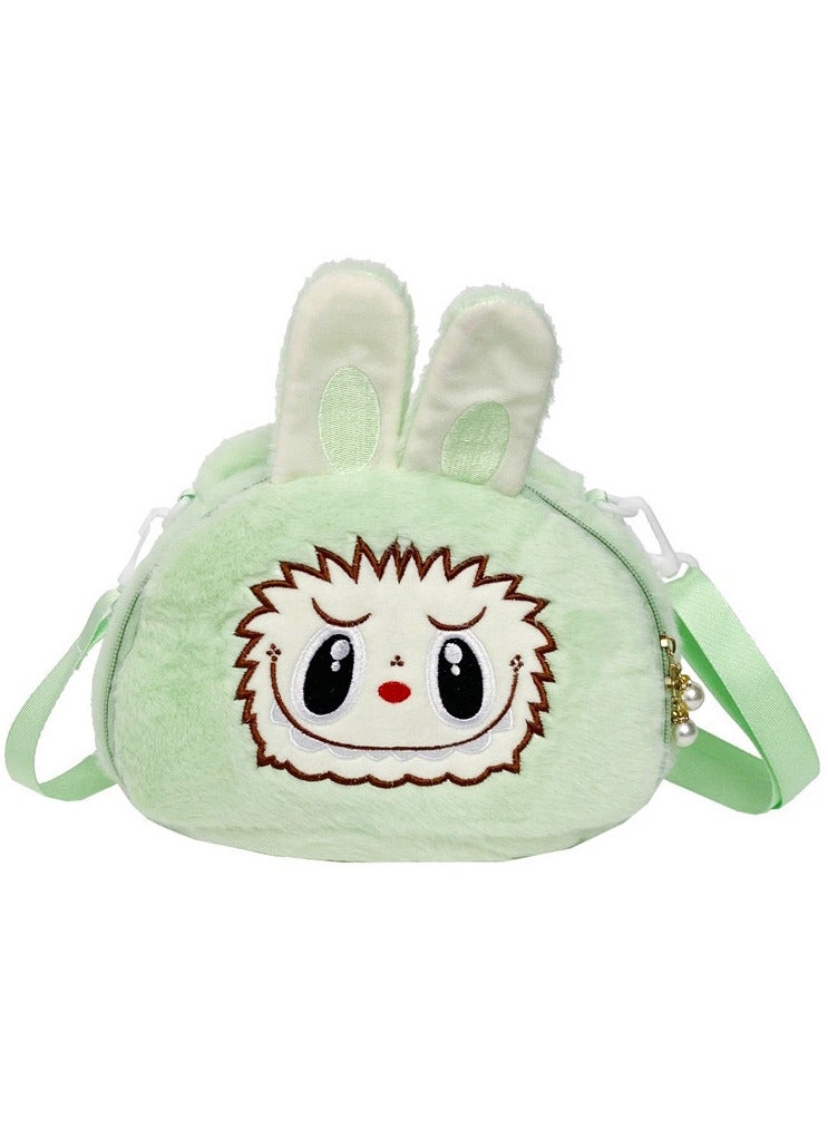 LABUBU Labubu Crossbody Bag Cartoon Backpack Doll Change Plush Bag Backpack