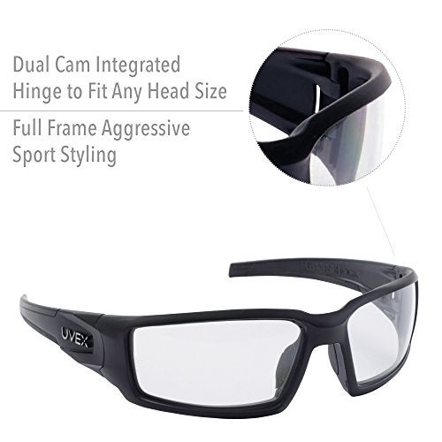 Howard Leight Hypershock Shooting Safety Eyewear, Black Frame, Clear Lens with Uvextreme Plus Anti-Fog Lens Coating (R-02220) - Image 5