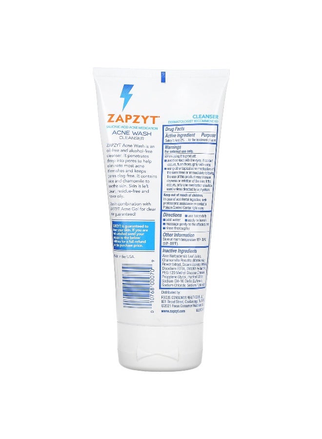 Zapzyt, Acne Wash Cleanser, 6.25 oz (177 g) - Image 2