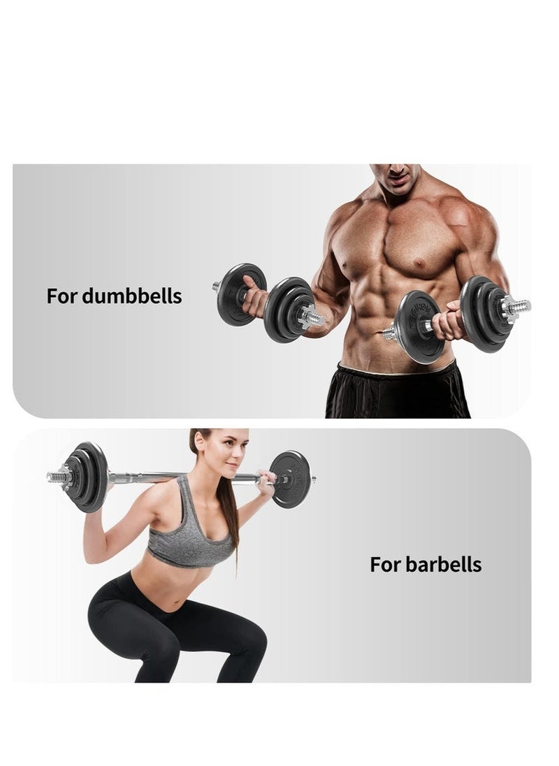 Arabest 3-in-1 Adjustable dumbbell Set, Barbell and Push-up Stand,Heavy Adjustable Dumbbell Barbell Set 10kg Weight set for Option, Metal Dumbbell Grip and Barbell Bar  - Image 5