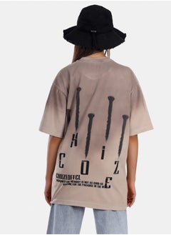 WHITE RABBIT Slip On Oversized Cotton T-Shirt  - Image 3